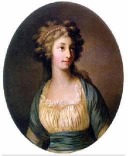 Joseph Friedrich August Darbes Portrait of Dorothea von Medem Sweden oil painting art